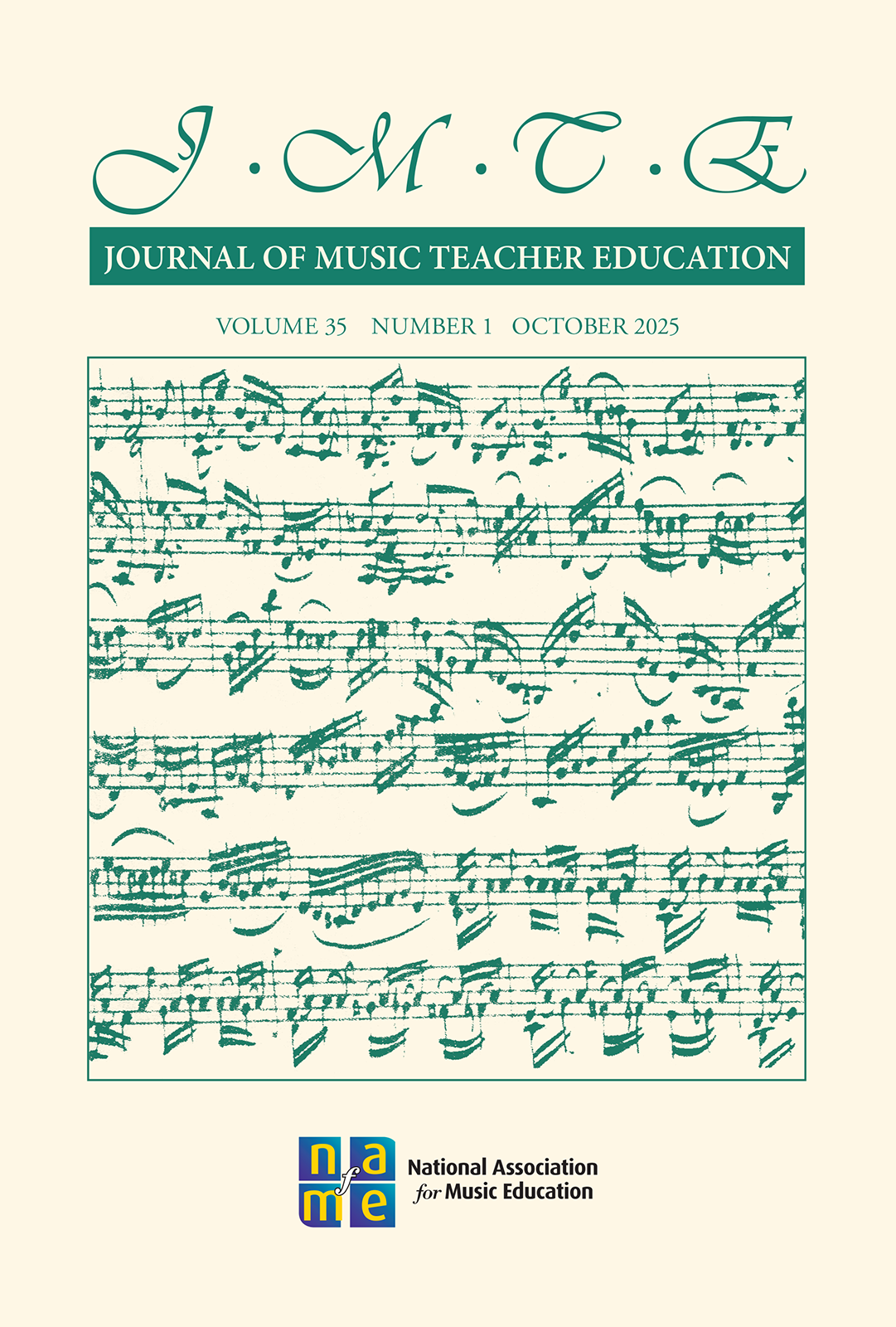Journal of Music Teacher Education cover